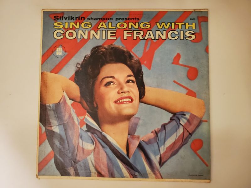 Connie Francis Sing Along With Connie Francis vinyl record